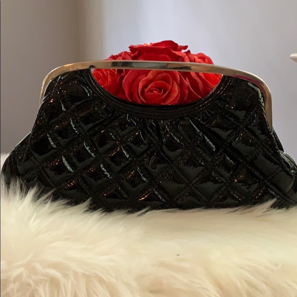 Black clutch purse